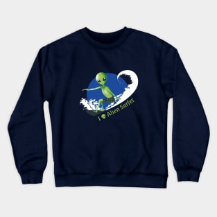 Alien surfer Crewneck Sweatshirt